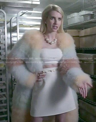 chanel scream queens fur|scream queens dresses.